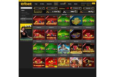 Efbet Casino - games