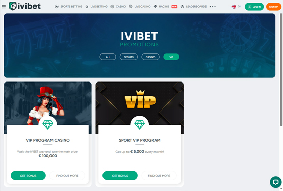 VIP на Ivibet Casino