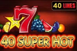 40 super hot slot logo