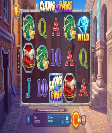 Играйте в Онлайн слот Claws vs Paws от Playson безплатно сега | Onlain Kazino BG